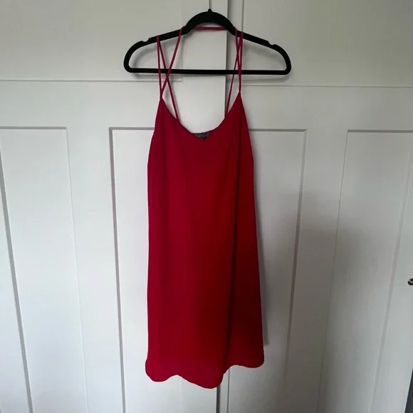 strapless open back dress Red Floral Maxi Dress with Open Back main image 0